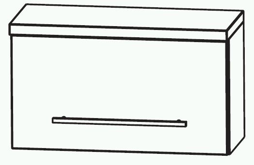 Puris Swing Bad-Oberschrank 60 cm breit OMA216A7K