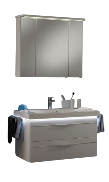 Pelipal Balto Badmöbel Set 92 cm breit - Set 1.3 - ohne Fronteinlage