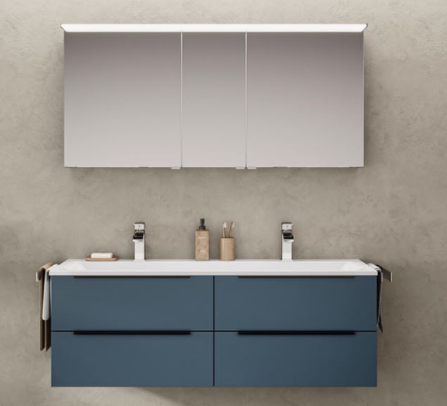 Badmobel Set Doppelwaschtisch 140 Cm