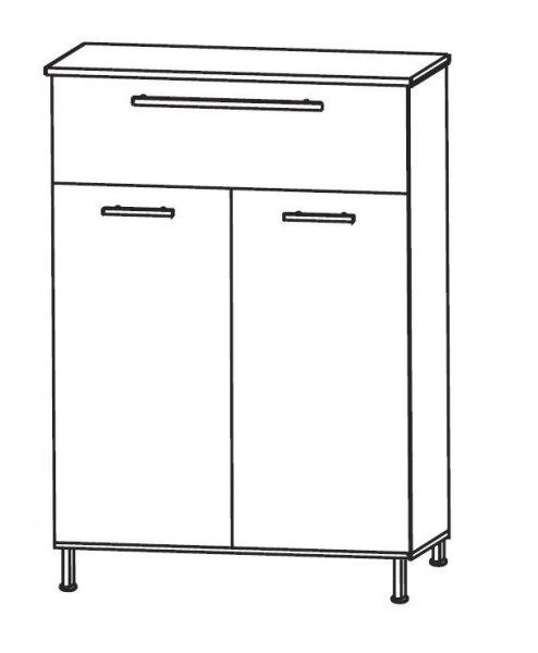 Puris Quada Bad-Highboard 60 cm breit HBA556W1S