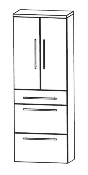 Puris Speed Bad-Hochschrank 60 cm breit HNA096A
