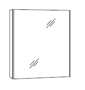 Marlin Bad 3060 Spiegelschrank 60 cm SAD6 L/R