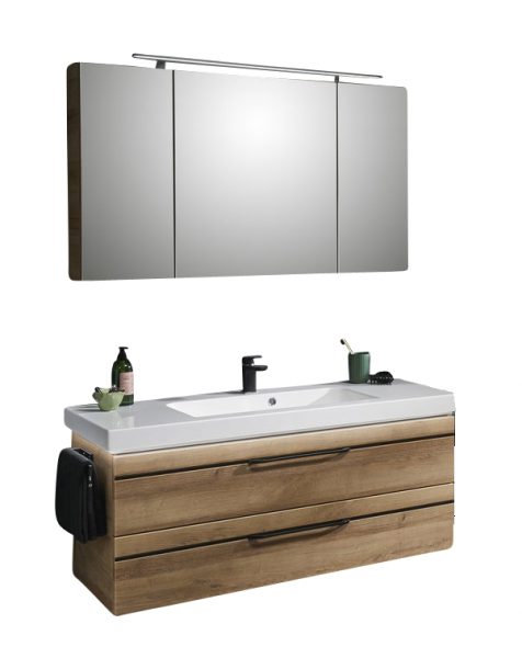 Pelipal Balto Badmöbel Set 123 cm breit - Set 2.7 - ohne Fronteinlage