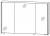 Spiegelschrank 120 cm S2A531203 