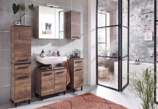 Pelipal Quickset 374 - Badmöbelset inkl. Spiegelschrank und Beimöbel