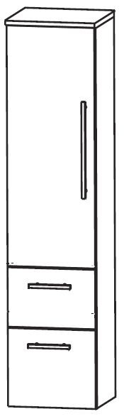 Puris Vuelta Bad-Mittelschrank 40 cm breit MNA884A01