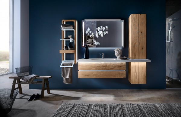 Thielemeyer Fresh Massivholz Badmöbelset 800471/801471 - Vorschlag 16 - 177 cm