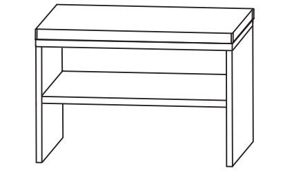 Puris Fine Line Bad-Sitzbank 60 cm breit SETBANK6