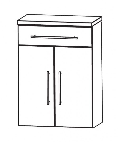 Puris WoW Bad-Highboard 60 cm breit HBA556A