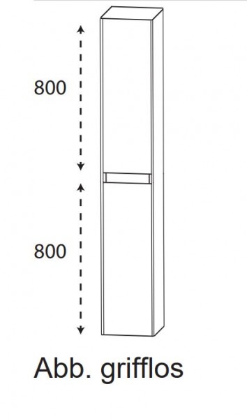 Puris Unique Bad-Hochschrank 42 cm breit HNA034A1G L/R
