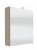 Spiegelschrank SASL6LS / RS - 1 Spiegeltüre, inkl. geklebtem Innenspiegel, 2 Glaseinlegeböden, inkl. Schalter und Steckdose, inkl. LED-Leuchte ASL60 - 60x70,3x17 cm