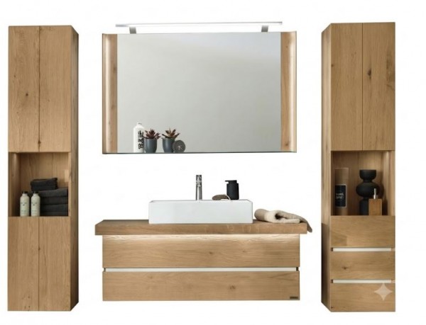 Thielemeyer Fresh Massivholz Badmöbelset 800070/801070 - Vorschlag 5 - 122 cm