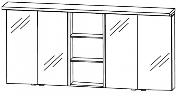 Puris Swing Spiegelschrank 180 cm breit SET41182