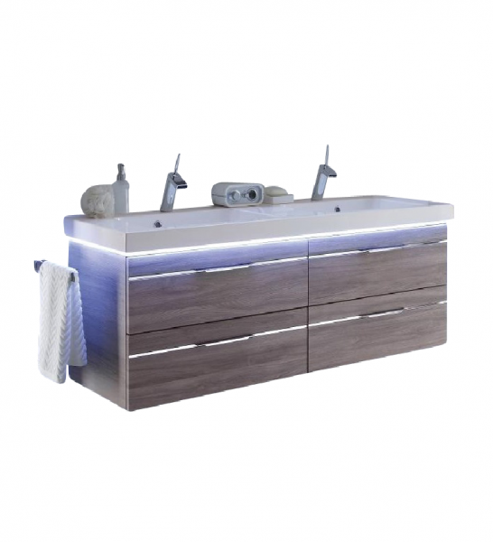 Pelipal Balto Doppelwaschtisch mit Unterschrank 148 cm breit