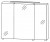 Spiegelschrank 100 cm S2A531067