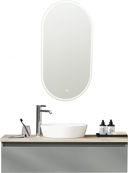 Puris Vialli Badmöbel Set 120 cm breit - Becken mittig