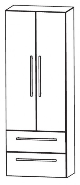 Puris Fresh Bad-Hochschrank 60 cm breit HNA08604