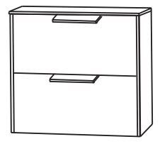 Puris d.light Bad-Unterschrank 62,2 cm breit UNA366A D