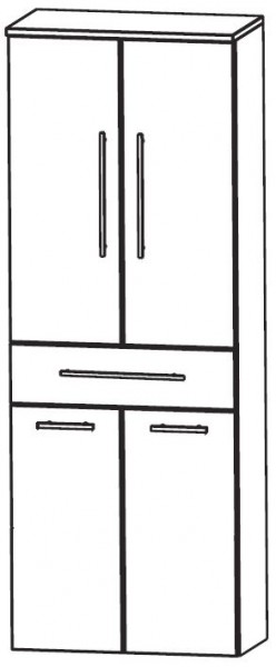 Puris Star Line Bad-Hochschrank 60 cm breit HNA056A7W