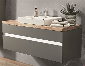 b.essence Set - Waschtisch mit Unterschrank - 120 cm breit