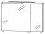 Spiegelschrank 90 cm S2A439S1
