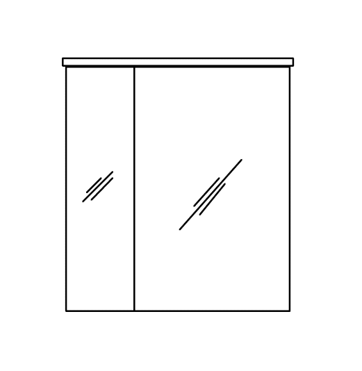 Pelipal Pineo Spiegelschrank 66 cm breit PN-SPS 18