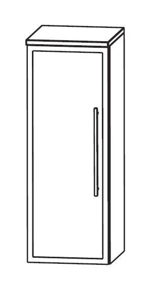 Puris WoW Bad-Highboard 30 cm breit HBA513B