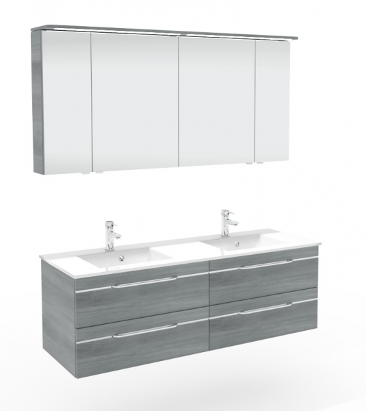 Pelipal Balto Badmöbel-Set - Doppelwaschplatz, 148 cm