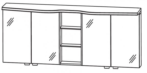 Puris Swing Spiegelschrank 180 cm breit SET41183