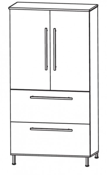 Puris Quada Bad-Mittelschrank 60 cm breit MNA776A1S