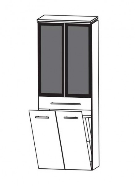 Puris Cool Line Bad-Hochschrank 60 cm breit HNA05625W