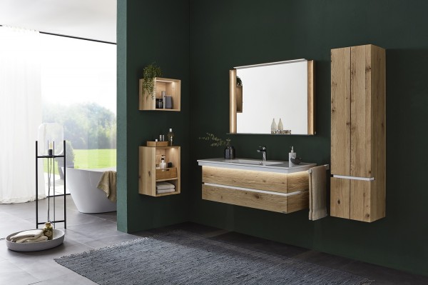 Thielemeyer Fresh Massivholz Badmöbelset 800070/801070 - Vorschlag 5 - 122 cm