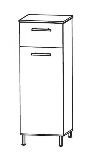 Puris Quada Bad-Highboard 30 cm breit HBA553W1S