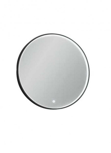 Puris Vialli Badspiegel 80 cm rund - mit Beleuchtung &amp; Spiegelheizung