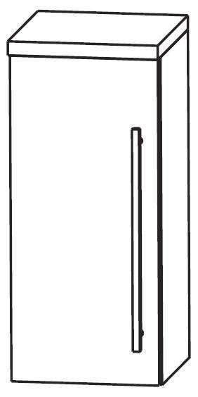 Puris Star Line Bad-Oberschrank 30 cm breit OGA413A7