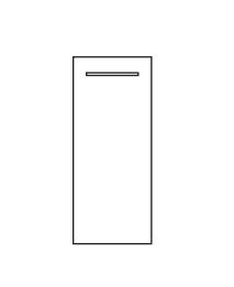 Pelipal Neutrales Bad-Highboard - 1 Drehtüre - Breite / Tiefe wählbar