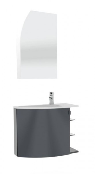 Marlin Gästebad 3010.7 Badmöbel Set 60 cm breit