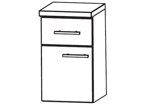 Puris Classic Line Bad-Unterschrank 40 cm breit UNA324A7M