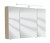 Spiegelschrank 90 cm S2A439S1, 1 LED-Aufbauleuchte Lara, 3 Spiegeltüren auf Trägerplatte, 2 Mittelwände, 6 Glasfachböden, 1 Schalter-Steckdosenelement, ohne Facettenschliff, Energieeffizienzklasse: A, B/H/T: 90x64x15 cm