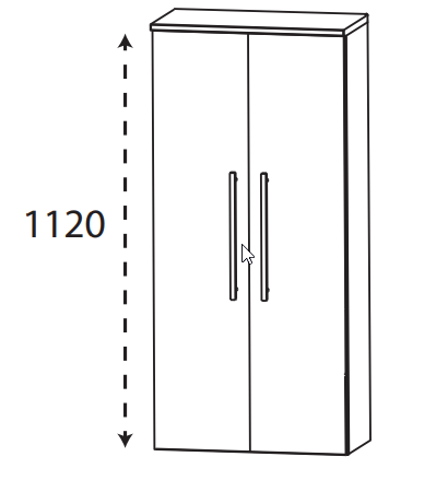 Puris Protection1 - Mittelschrank MNA716A01 / 60 cm