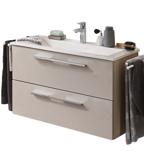 Puris Fine Line Waschtisch mit Unterschrank 62 / 65 cm breit