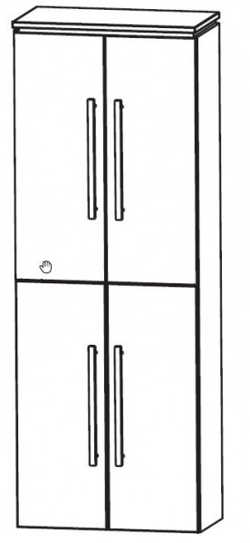 Puris Cool Line Bad-Hochschrank 60 cm breit HNA036A5