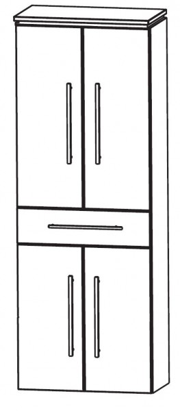 Puris Cool Line Bad-Hochschrank 60 cm breit HNA056A5M