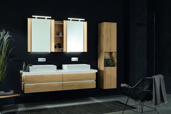 Thielemeyer Fresh Massivholz Badmöbelset 800023/801023 - Vorschlag 9 - 177 cm