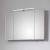 6110-SPS 03 Spiegelschrank mit LED-Aufsatzleuchte, 110 cm breit
