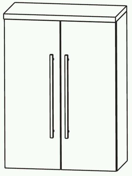 Puris Swing Bad-Highboard 60 cm breit HBA516A7