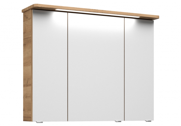 Pelipal 4005 Spiegelschrank 90 cm breit mit LED-Kranzbeleuchtung