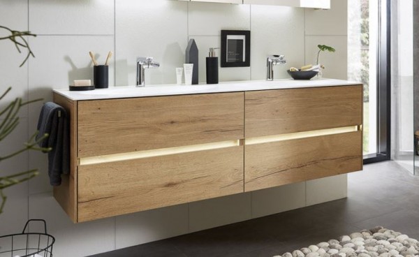 Pelipal 6010 Doppelwaschtisch mit Unterschrank 183 cm breit