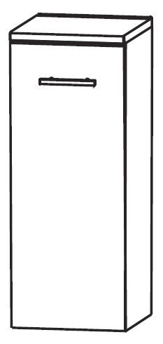 Puris Fresh Bad-Highboard 30 cm breit HBA413W01