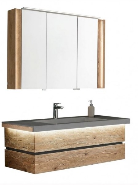 Thielemeyer Fresh Massivholz Badmöbelset 800080/801080 - Vorschlag 6 - 122 cm